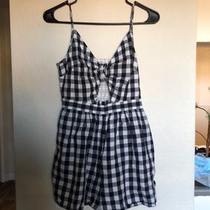 AE gingham romper
